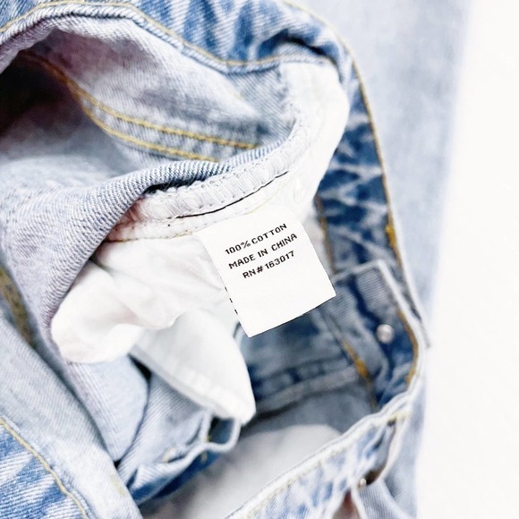 Princess Polly Light Wash Denim Jeans SZ8 - Picture 6 of 8
